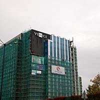 Centrum Biurowe Vinci, budowa