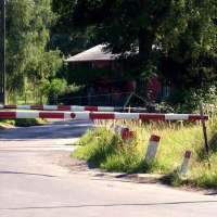 Przejazd kolejowy do Górnej Grupy
