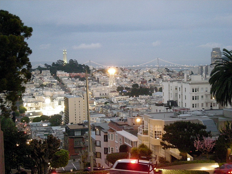 Lombard Street to Telegraphe Hill