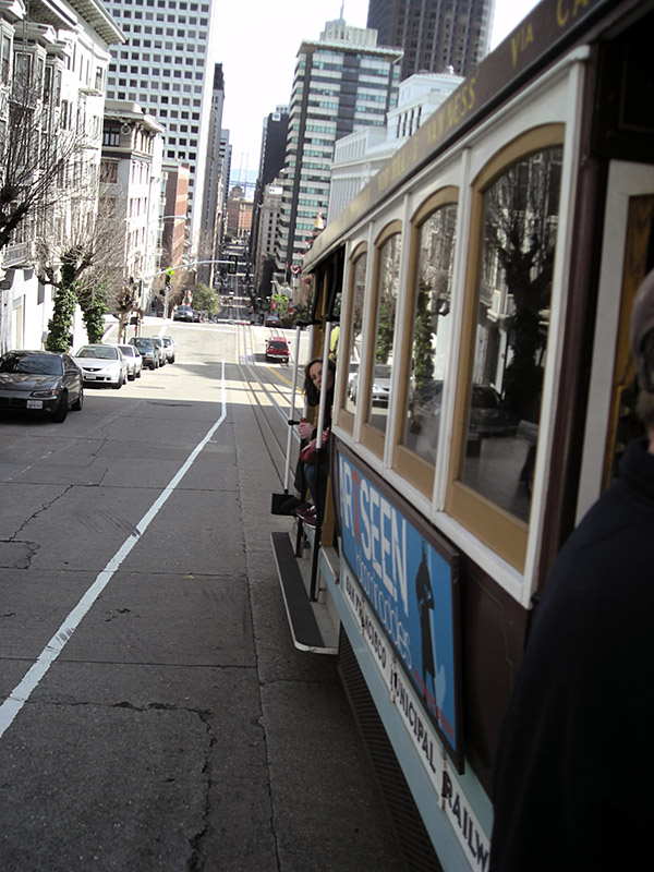 California Street from Cable Car
