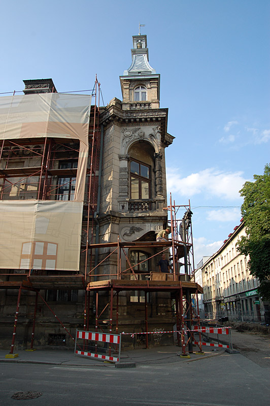 róg ul. Warszawskiej i św. Filipa