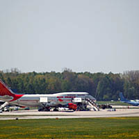 Kraków-Balice, Air India, Boeing 747